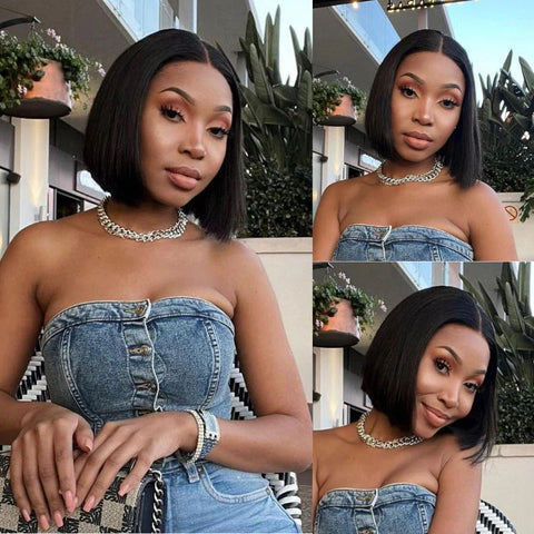 13x4 Straight Hair Bob Wigs Human Hair - Vietnamese SDD