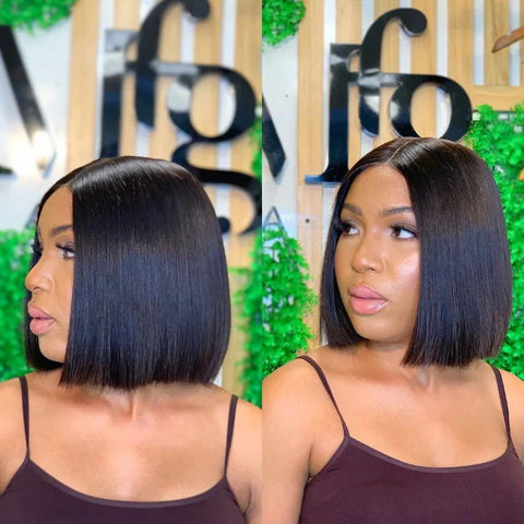 13x4 Straight Hair Bob Wigs Human Hair - Vietnamese SDD