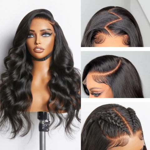 13x4 Body Wave Wigs Human Hair - Double Drawn