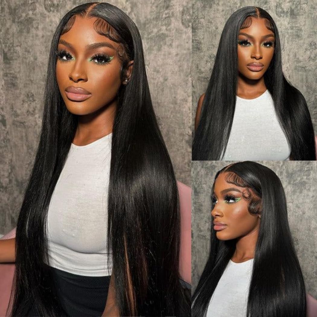 13x4 Straight Hair Wigs Human Hair - 14A