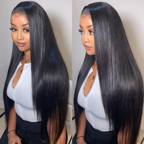 13x4 Straight Hair Wigs Human Hair - 14A