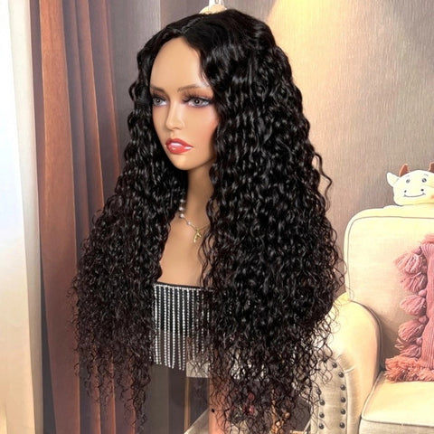 13x4 Water Wave Wigs Human Hair - 14A